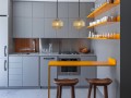 Кухня с барной стойкой Зэбель