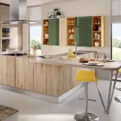 Кухня с барной стойкой Зерита