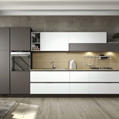 Кухня со скрытыми ручками Кэмила