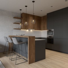 Кухня для студии Чэро