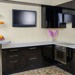 Черная кухня Баттерфляй