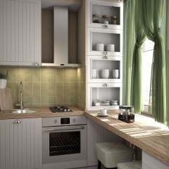 Кухня для хрущевки Эркия