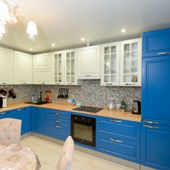 Синяя кухня Италия