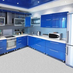Синяя кухня Клеар Скай