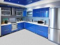 Синяя кухня Клеар Скай
