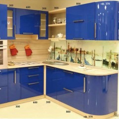 Синяя кухня Флетч