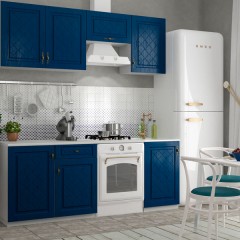 Синяя кухня Ретро