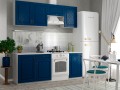Синяя кухня Ретро