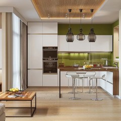 Кухня для кухни-гостиной Арнод