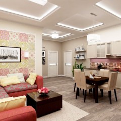 Кухня для кухни-гостиной Камилла