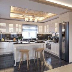 Кухня для кухни-гостиной Брижит