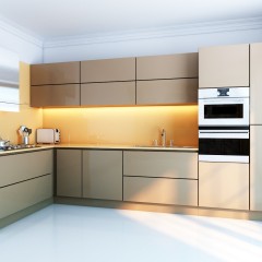 Золотая кухня Голд Тек угловая