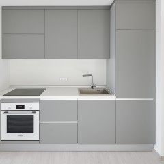 Кухня без ручек Кристел