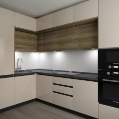 Кухня без ручек Валери