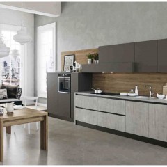 Кухня без ручек Леа