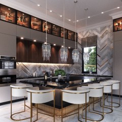 Кухня дизайнерская Лунет