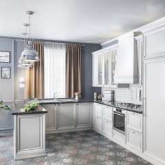 Кухня в стиле неоклассика Сюзет