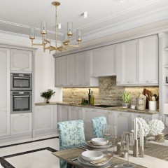 Кухня в стиле неоклассика Хлоя