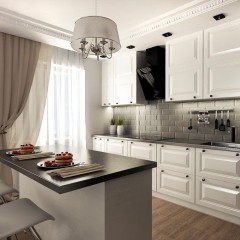 Кухня в стиле неоклассика Ромэн