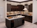Кухня цвета шоколад Моник