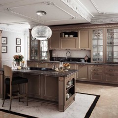 Кухня цвета шоколад Сильвия