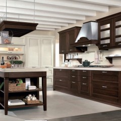 Кухня цвета шоклад Вивиана