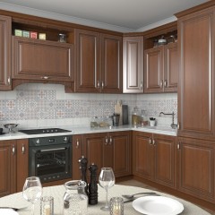 Кухня цвета школад Орнелла