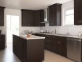 Кухня купе цвета шоколад Мартина