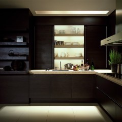 Кухня цвета шоколад Элиза