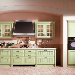 Кухня оливкового цвета Ванесса