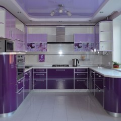 Кухня фиолетовая Пруденсио