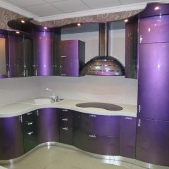 Кухня фиолетовая Марко
