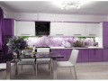 Кухня фиолетовая Адэлина
