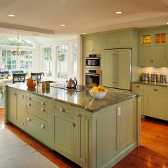 Кухня оливкового цвета Илиана