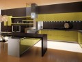Кухня оливкового цвета Олимпия