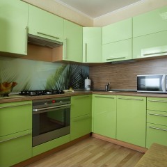 Кухня салатовая Кастолия