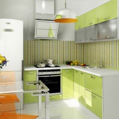 Кухня салатовая Марита