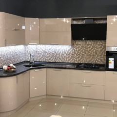 Кухня цвета шампань Деметра