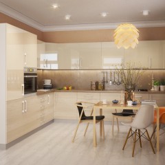 Кухня цвета шампань Ирида