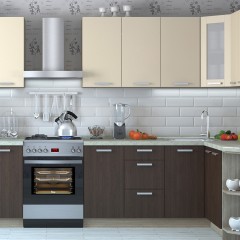 Кухня цвета шампань Талиа