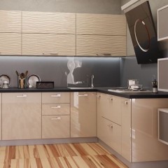 Кухня цвета шампань Майя