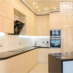 Кухня цвета шампань Селена