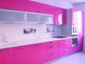 Кухня цвета фуксия Ианта