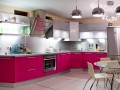 Кухня цвета фуксия Алексина