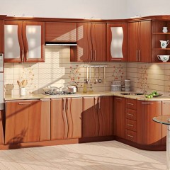 Кухня цвета орех Стефания