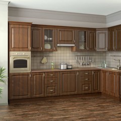 Кухня цвета орех Каллиста