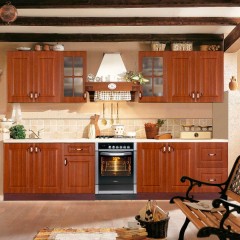 Кухня цвета орех Керкита