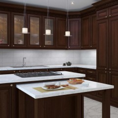 Кухня цвета орех Анисья