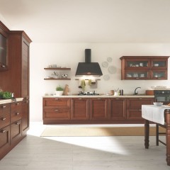 Кухня цвета орех Киприда