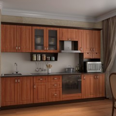 Кухня цвета орех Фекуса